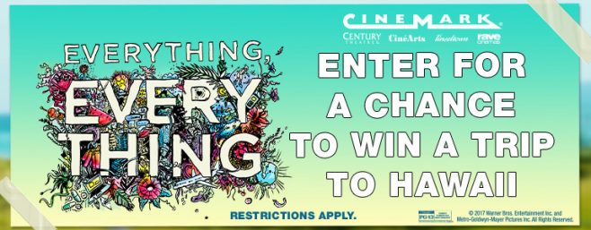 Cinemark Everything Hawaii Sweepstakes