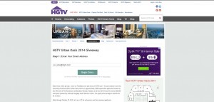 HGTV Urban Oasis Giveaway