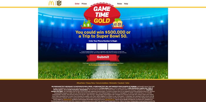 chevy game time sweepstakes