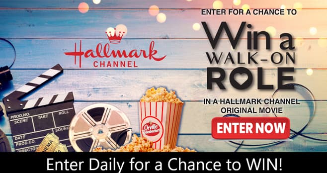 Hallmark Channel Snack, Watch and Win Sweepstakes 2020