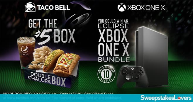 taco bell xbox one giveaway