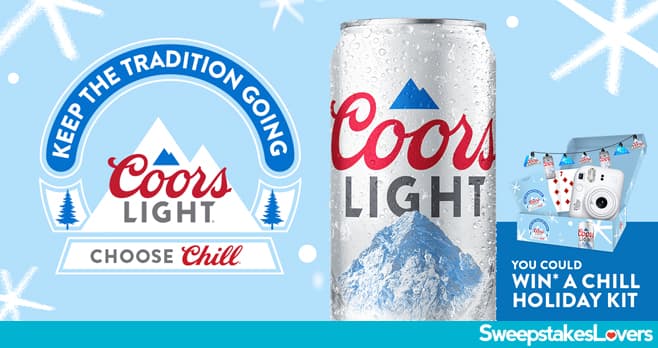 Coors Light Holiday Sweepstakes & Instant Win Game 2024