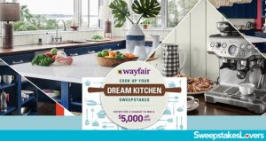 Food Network & Wayfair Cook Up Your Dream Kitchen Sweepstakes 2021