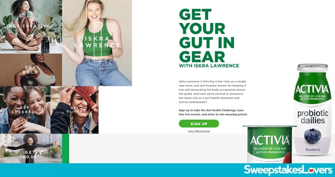 Activia Get Your Gut in Gear Sweepstakes 2021