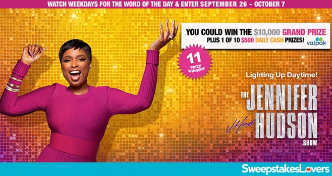 Jennifer Hudson Show Sweepstakes 2022 (With Word Of The Day)