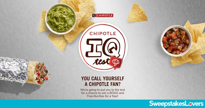 Chipotle IQ Test Sweepstakes 2024