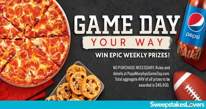 Papa Murphy's Game Day Your Way Instant Win Game 2024