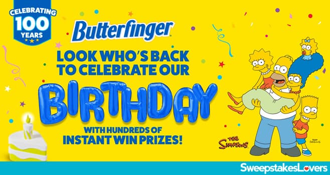 Butterfinger Birthday Instant Win Game and Sweepstakes