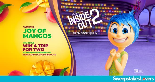 Mango Disney and Pixar's Inside Out 2 Sweepstakes 2024