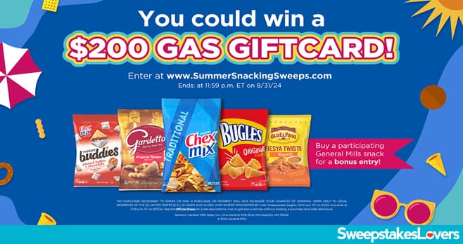 General Mills Summer Snacking Sweepstakes 2024