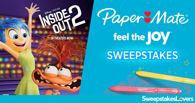 Paper Mate Feel The Joy Sweepstakes 2024
