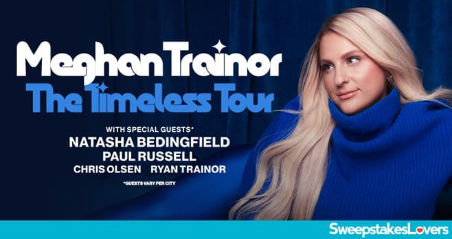 SiriusXM Megan Trainor The Timeless Tour Sweepstakes 2024