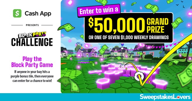 TopGolf Block Party Challenge presented by Cash App Sweepstakes 2024