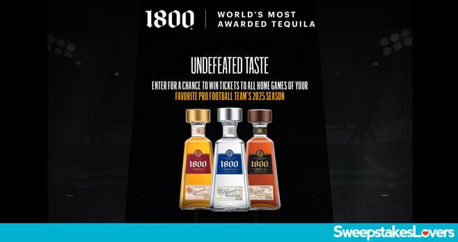 1800 Tequila Football Sweepstakes 2024