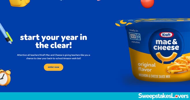 Kraft Mac and Cheese Clear The List Sweepstakes 2024