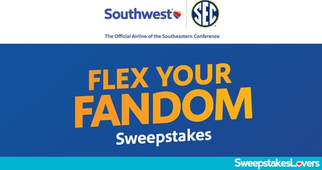 Southwest Airlines Flex Your Fandom Sweepstakes 2024