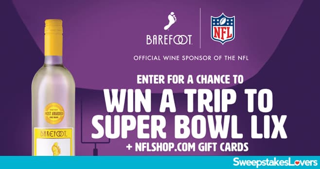 Barefoot Wine NFL Sweepstakes 2024