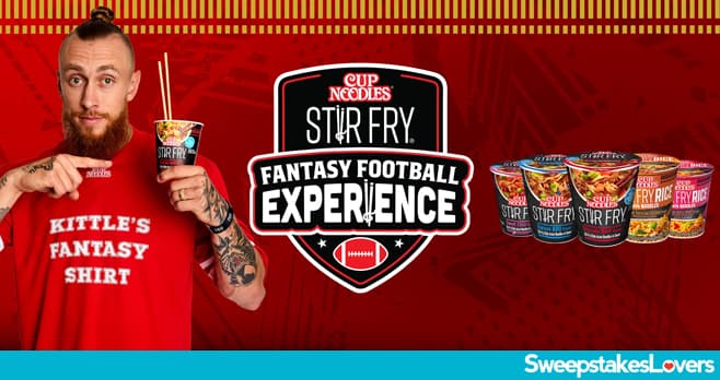 Cup Noodles Stir Fry Ultimate Draft Experience Sweepstakes 2024