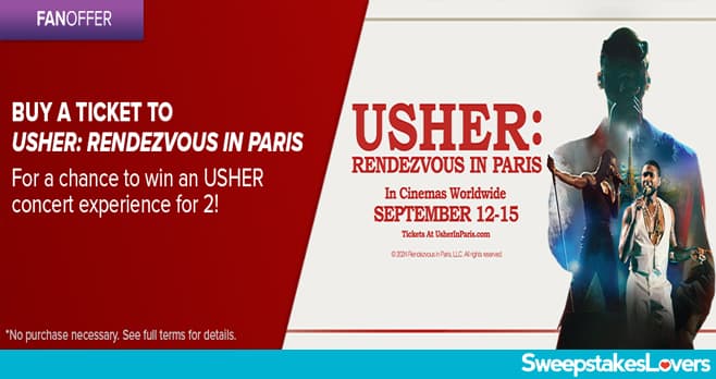 Fandango Usher in Paris Concert Experience Sweepstakes 2024