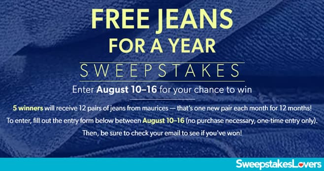 maurices Free Jeans for a Year Giveaway 2024