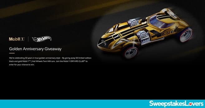 Mobil 1 Walmart Hot Wheels Legends Tour Sweepstakes 2024