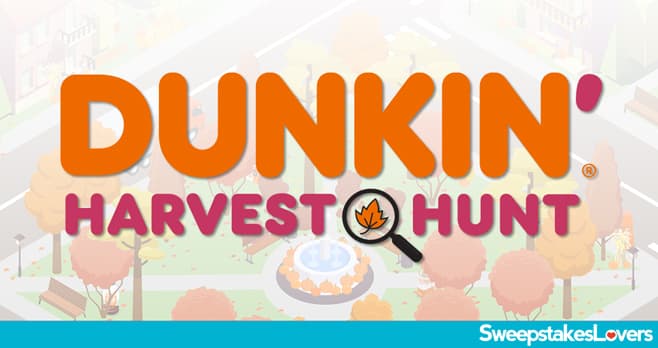 Dunkin Donuts Harvest Hunt Instant Win Game 2024