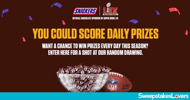 SNICKERS Rookie Mistake Sweepstakes 2025