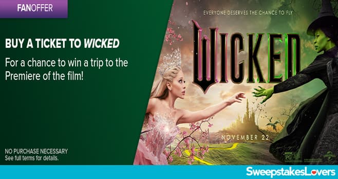 Fandango Wicked Sweepstakes 2024