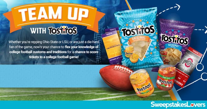 Team Up with Tostitos Sweepstakes 2024