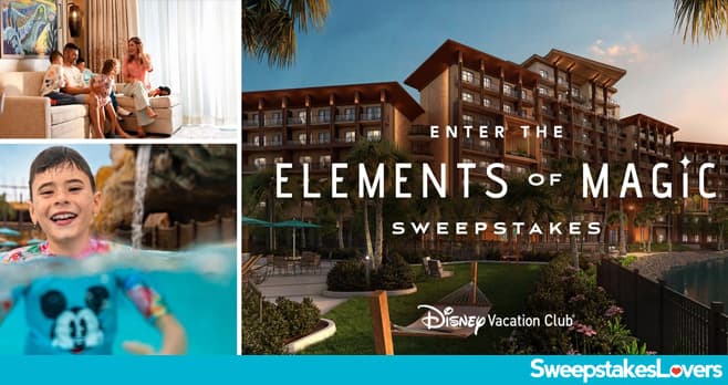 Disney Vacation Club Elements of Magic Sweepstakes 2024