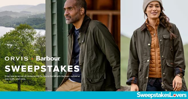 Orvis Barbour Experience Sweepstakes 2024