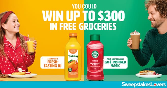 Tropicana x Starbucks Two Delightful Ways Sweepstakes 2024