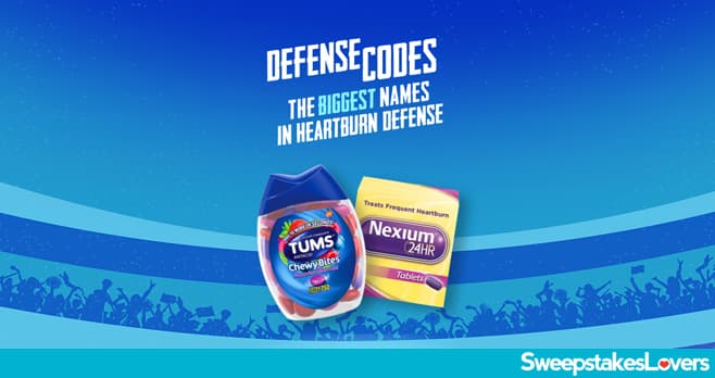 TUMS Defense Codes Sweepstakes 2024