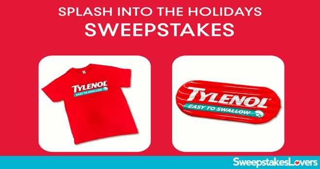 TYLENOL Splash Into The Holidays Sweepstakes 2024