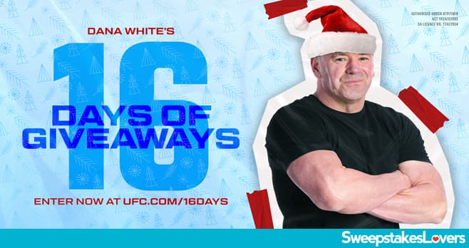 UFC Dana White 16 Days of Giveaways 2024