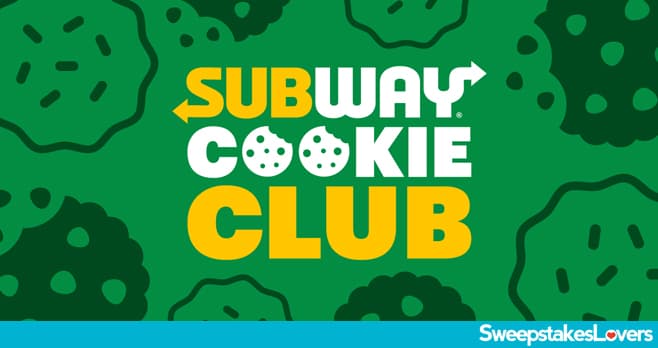 Subway Cookie Club Sweepstakes 2024