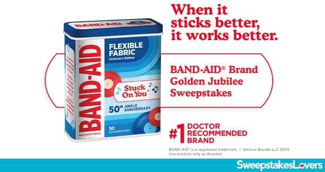 BAND-AID Golden Jubilee Sweepstakes 2025