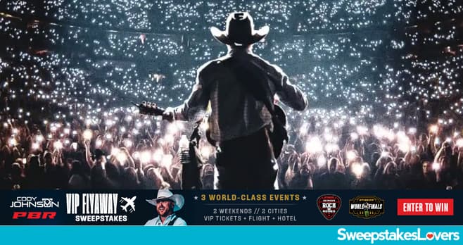 PBR Cody Johnson VIP Flyaway Sweepstakes 2025