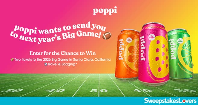 Poppi Big Game Sweepstakes 2025