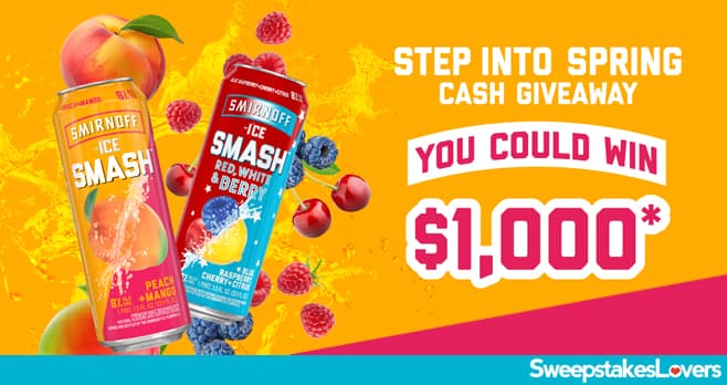 Smirnoff SMASH Step Into Spring Sweepstakes 2025