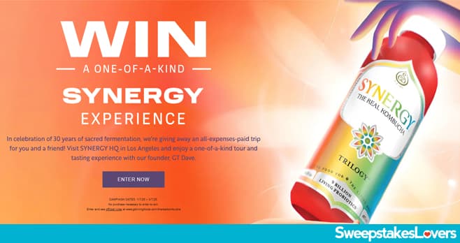 Synergy The Real Kombucha Sweepstakes 2025