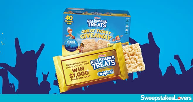 Kellogg's Rice Krispies Treats Great Ticket Giveaway 2025