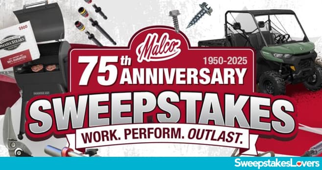 Malco Tools 75th Anniversary Sweepstakes 2025