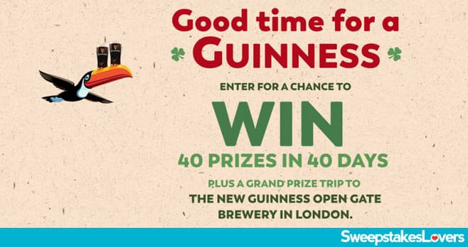 GUINNESS St. Patrick's Day Countdown Sweepstakes 2025